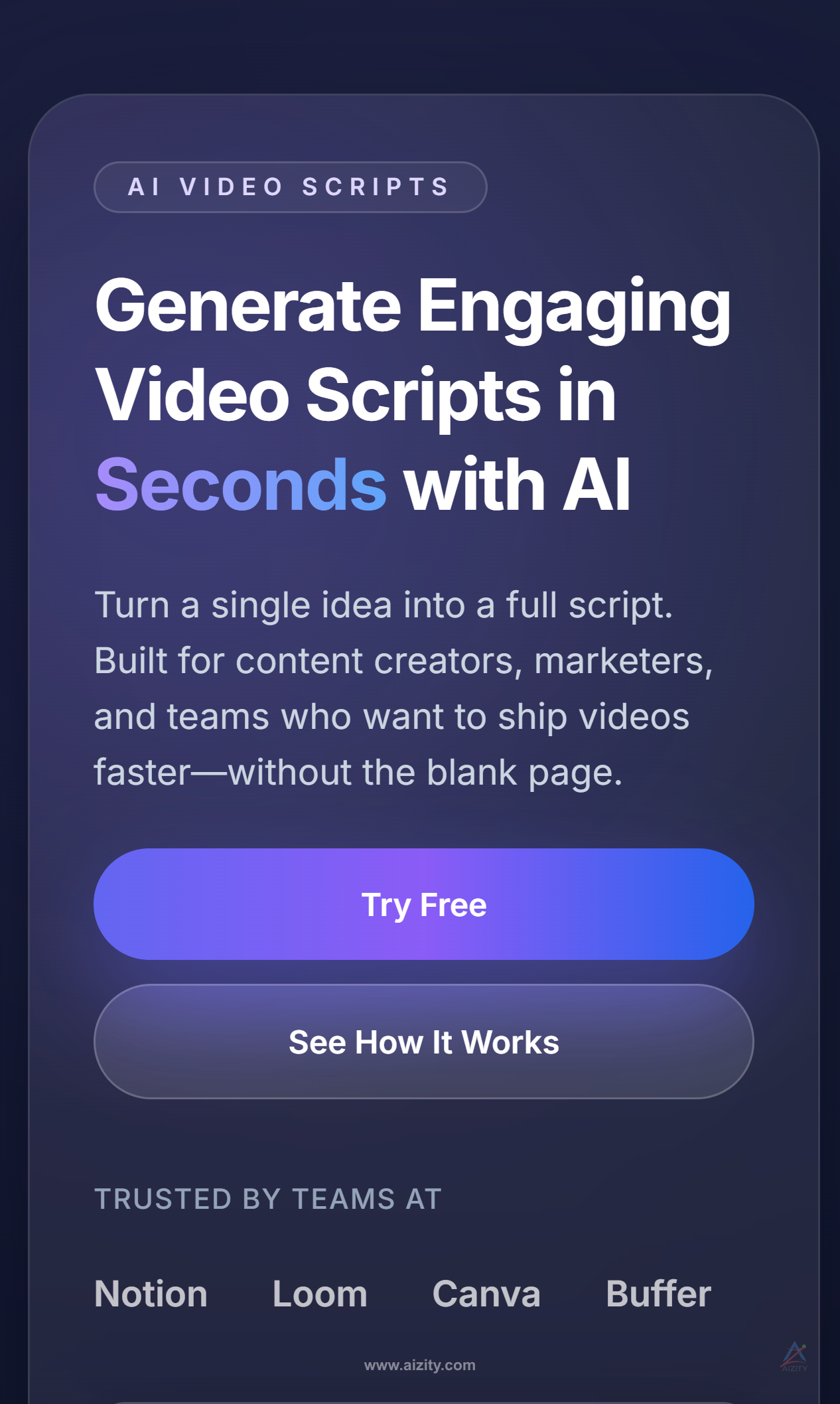 ScriptForge – AI Video Script Generator